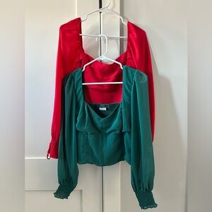 Abercrombie & Mi Ami Blouses Size L